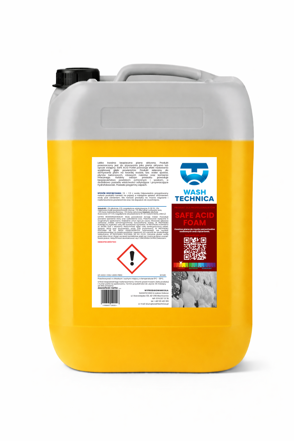 Safe Acid Foam